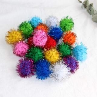 Assorted Color Sparkle Balls for CatsMy Cat's All Time Favorite Toy1.5 Inches La