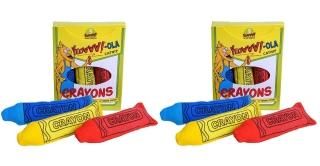 Ducky World 2 Pack of Yeoww!-Ola Catnip Crayons Cat Toy 3 Toys Each