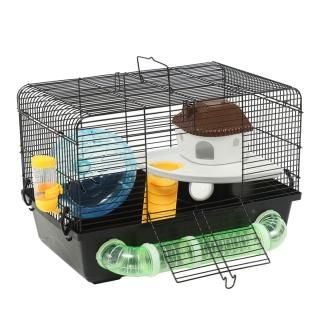 Large Dwarf Hamster Cage Habitats - AOCZZ New Big Movable Hamster Cage Platform 