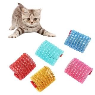 WishLotus Cat Spring Toys 5pcs Cat Toys for Indoor Cats Colorful and Interactive
