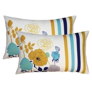 sykting Outdoor Lumbar Pillow Covers for Couch Bed Patio Furniture Farmhouse Cot