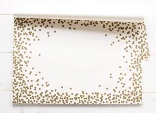 Gold Confetti Paper Placemat 30 Sheets American Made