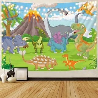 KYKU Cute Cartoon Dinosaur Tapestry for Boys Room Decor Girls Tapestry Wall Hang