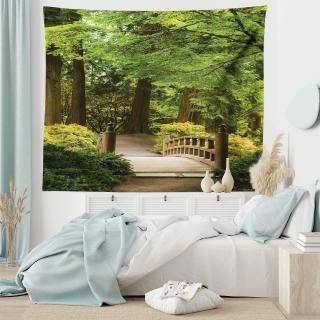 Ambesonne Decor쥯󡢥ݥꥨƥϥڥȥ꡼ 40 W By 60 L tap_17884_Japanese_Garden_08.0