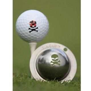 Tin Cup The Jolly Roger Golf Ball Marking Stencil Steel