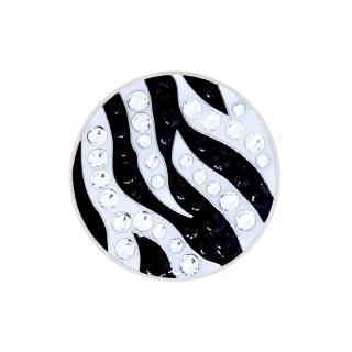 Navika Zebra Swarovski Crystal Ball Marker with Hat Clip