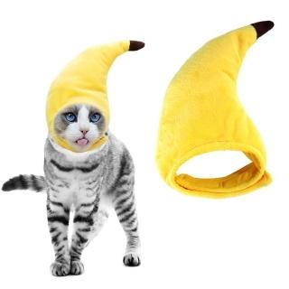 Vehomy Pet Halloween Banana Hat Cat Dog Halloween Thanksgiving Headgear Costume 