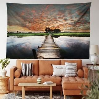 Ambesonne House Decor Collection ڥȥ꡼ ޥ顼 ӥ󥰡ʤɤ 40 W By 60 L tap_104