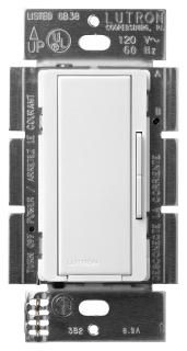 Lutron MSC-AD-SW Maestro 600-Watt Accessory Dimmer Snow by Lutron 