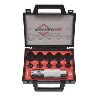 Mayhew Pro 66008 1/8-Inch to 3/4-Inch SAE Hollow Punch Set by Mayhew 