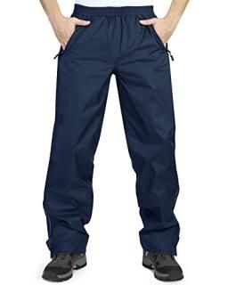 33000ft Men's Rain Pants Waterproof Rain Over Pants Windproof Outdoor Pants for 