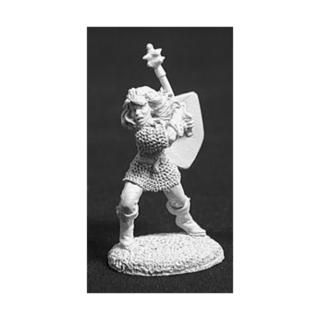 Christina the Devout - Female Human Cleric w/Mace & Shield
