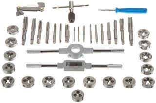 Drill America DWT40PC-HS-ROUND #4-1/2 HSS Tap and Die Set with Round Die by Dril