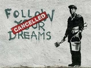 Essex Street Boston-graffiti attributed to Banksy Poster Print by Anonymous 22 x