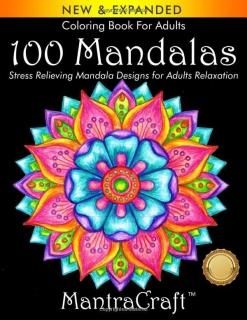 Coloring Book For Adults 100 Mandalas Stress Relieving Mandala Designs for Adult