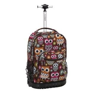 åRockland 19 Inch Rolling Backpack Multipurpose Owl R02-OWL 