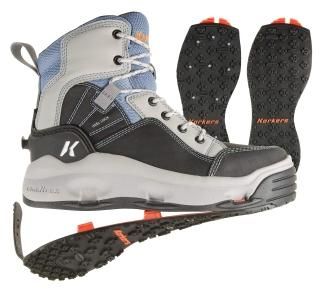 6 Kling-on & Kling-on Studded - Korkers Women's BuckSkin Mary Wading Boot w/ bot