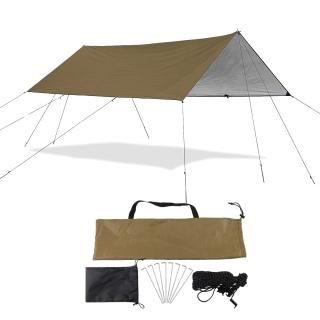 Sutekus Camping Tarp Rain Fly Tarp Waterproof Tent Tarp Lightweight Ripstop Fabr