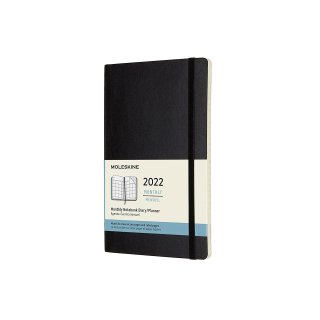 Moleskine 2022 12-Month Monthly Large Softcover Notebook