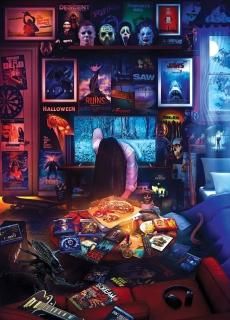 House of Horrors and Scary Movies 1000 Piece Jigsaw Puzzle by Rachid Lotf  Inter