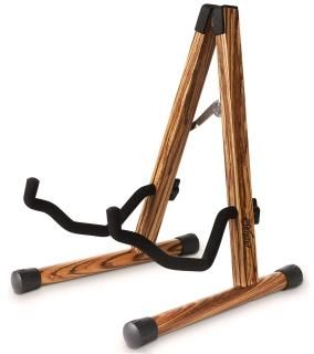 Snigjat Acoustic Guitar Stand Wooden Guitar Stand with Tiger Grain Floor Electri