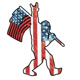 American Flag Decal-Patriotic Stickers Funny for Car Truck Jeep Motorcycle Helme