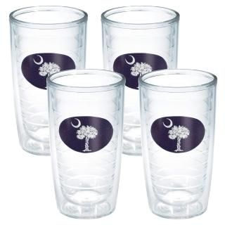 Tervis South Carolina Flag Made in USA Double Walled Insulated Tumbler 16oz 4pk 