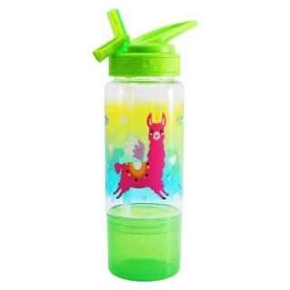 Home Tune 18oz Kids Water Drinking Sip Bottle - Tritan BPA Free Flip Straw Lid E