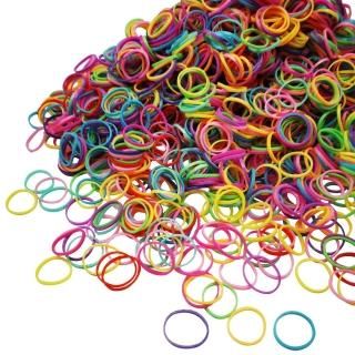 Mini Rubber Bands Soft Elastic Bands Premium Small Tiny Rubber Bands for Kids Ha