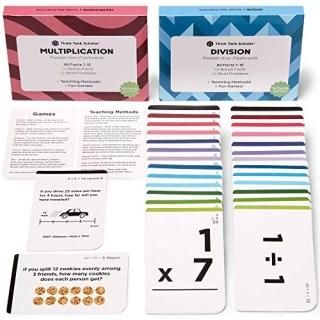 Think Tank Scholar Multiplication and Division Flash Cards 300 Facts Award Winni