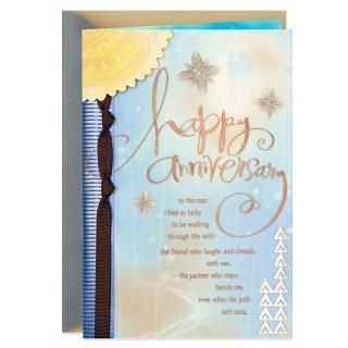 Man I Love - Hallmark Anniversary Greeting Card to Husband