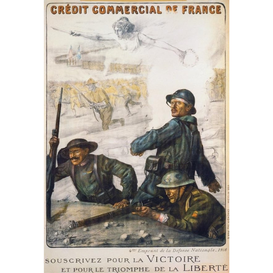 ww poster フランスポスター 第一次世界大戦 1918年 ww poster フランスポスター 第一次世界大戦 1918年