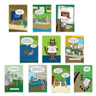 åȡMetzgerǭToons硼 Box of 10 Designs SKUA2696BDG