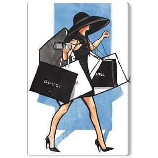 Oliver Gal 'Rodeo Dr Walk' The Fashion Wall Art Decor Collection Modern Premium 