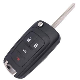 Horande Folding Flip Replacement Key Fob Cover Case fit for 2010 2012 2011 2014 