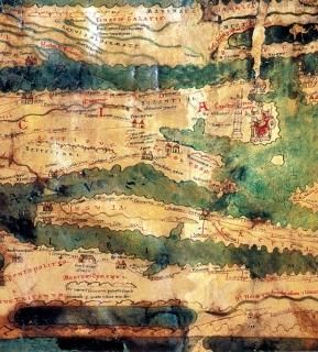 Posterazzi Tabula Peutingeriana Roman Empire Road Map Poster Print by Science So