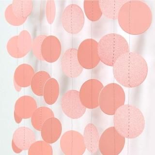 Cheerland Circle Dots Garland for Wedding Party Decorations Winter Wonderland Ha