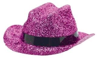 Amscan Mini Cowboy Hat Costume Party Headwear Pink 2 x 4 3/4 by Amscan