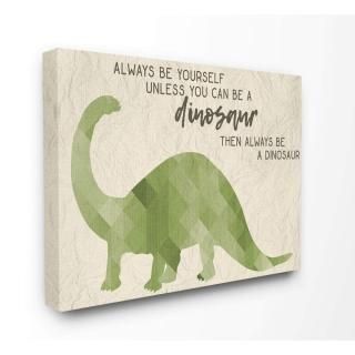 The Stupell Home D?cor Collection Always Be a Dinosaur Brachiosaurus ե졼ꥸ졼
