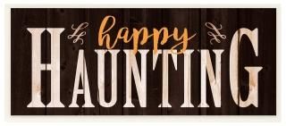 The Stupell Home D?cor Collection Happy Haunting Ե̣ʥݥե ɾꥢ 7 x 17