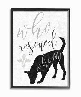 The Stupell Home D?cor Collection Who Rescued Whom η ȥåХ 륢 11 x 