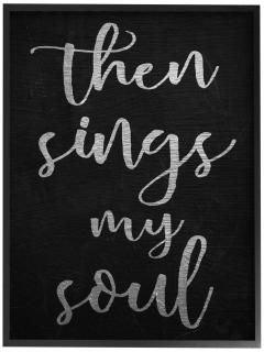The Stupell Home D?cor Collection Then Sings My Soul ݥե ե졼դ 졼 ƥ㡼
