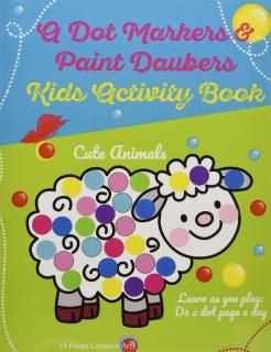 A Dot Markers & Paint Daubers Kids Activity Book Learn as you play Do a dot page