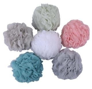 6Pcs Shower Pouf 60g Bath Loofah Shower Sponge Loofahs Exfoliating Mesh Puff Bod