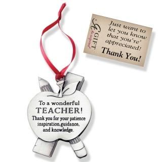 Cathedral Art CO765 2.25 in. Teacher Occupation Ornament