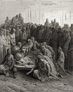 Posterazzi Death Of Baldwin I Latin King Of Jerusalem 1188 Poster Print 13 x 17