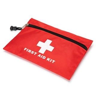 PAXLamb Red First Aid Bag Small First Aid Kit Empty Medical Storage Bag for Firs