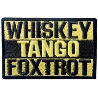 Whiskey Tango Foxtrot ACU Tactical Combat Emblem Embroidered Morale Hook & Loop 