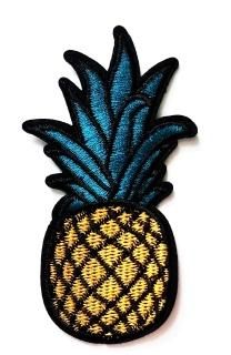 Nipitshop Patches Cute Chic Pineapple Fruit Cartoon Kids Patch Embroidered Iron 
