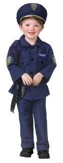 Fun World Costumes Baby Boy's Complete Policeman Toddler Costume Blue Toddler Me
